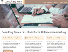 Tablet Screenshot of consulting-team.eu